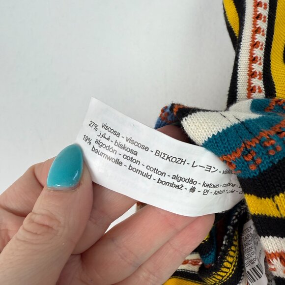 NWT Zara Striped Jacquard Cropped Tank Top Shorts Set Size Small S NEW - Picture 10 of 16